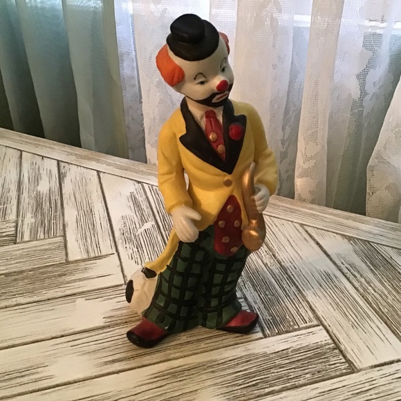 Vintage Ceramic Sexaphone Clown - Picture 4 of 7
